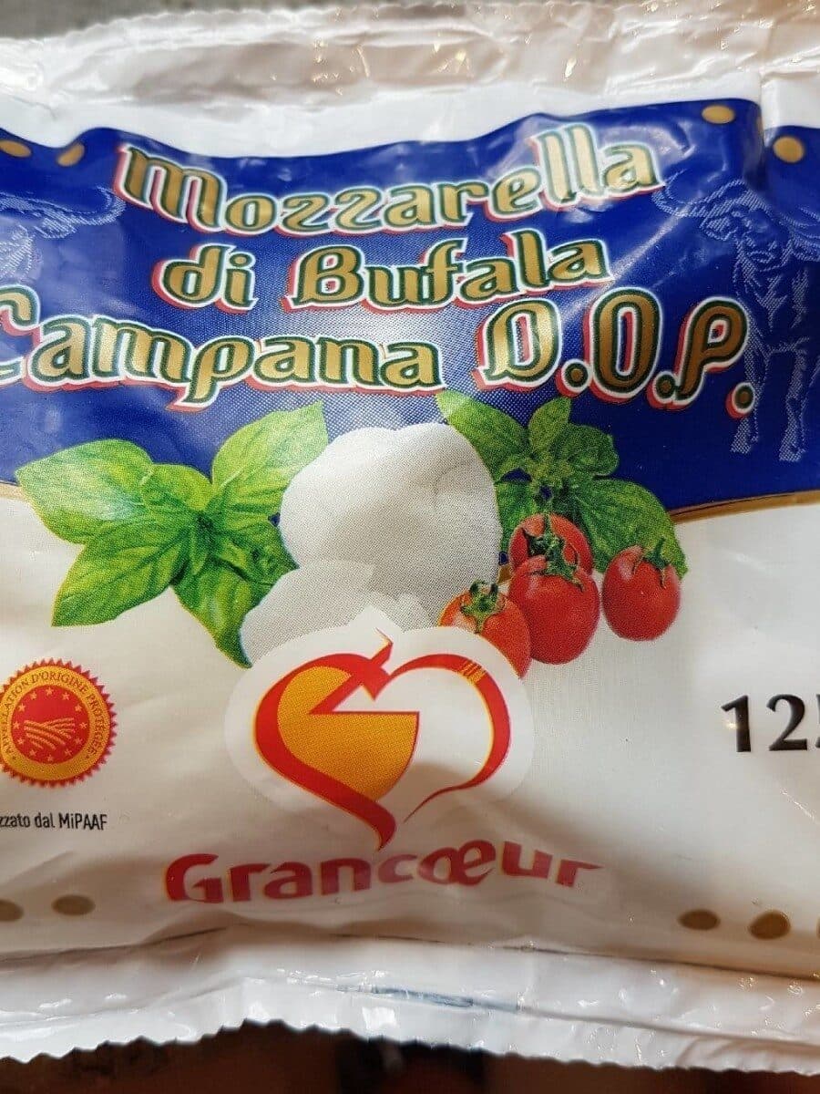 Open Food Facts Mozzarella du bufala campana AOP packshot