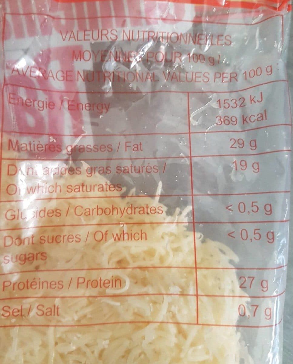 Open Food Facts Éléments français râpé packshot