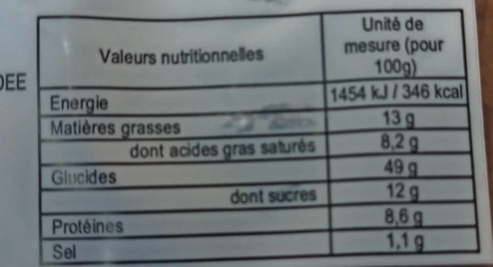 Brioche fonteneau Brioche Tressée Pur Beurre 400g packshot