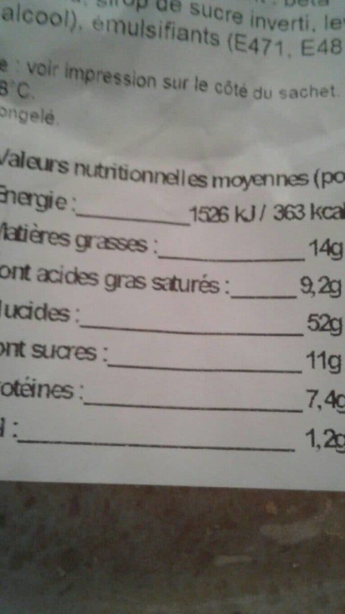 Open Food Facts Brioche tranchée tressée pur beurre packshot
