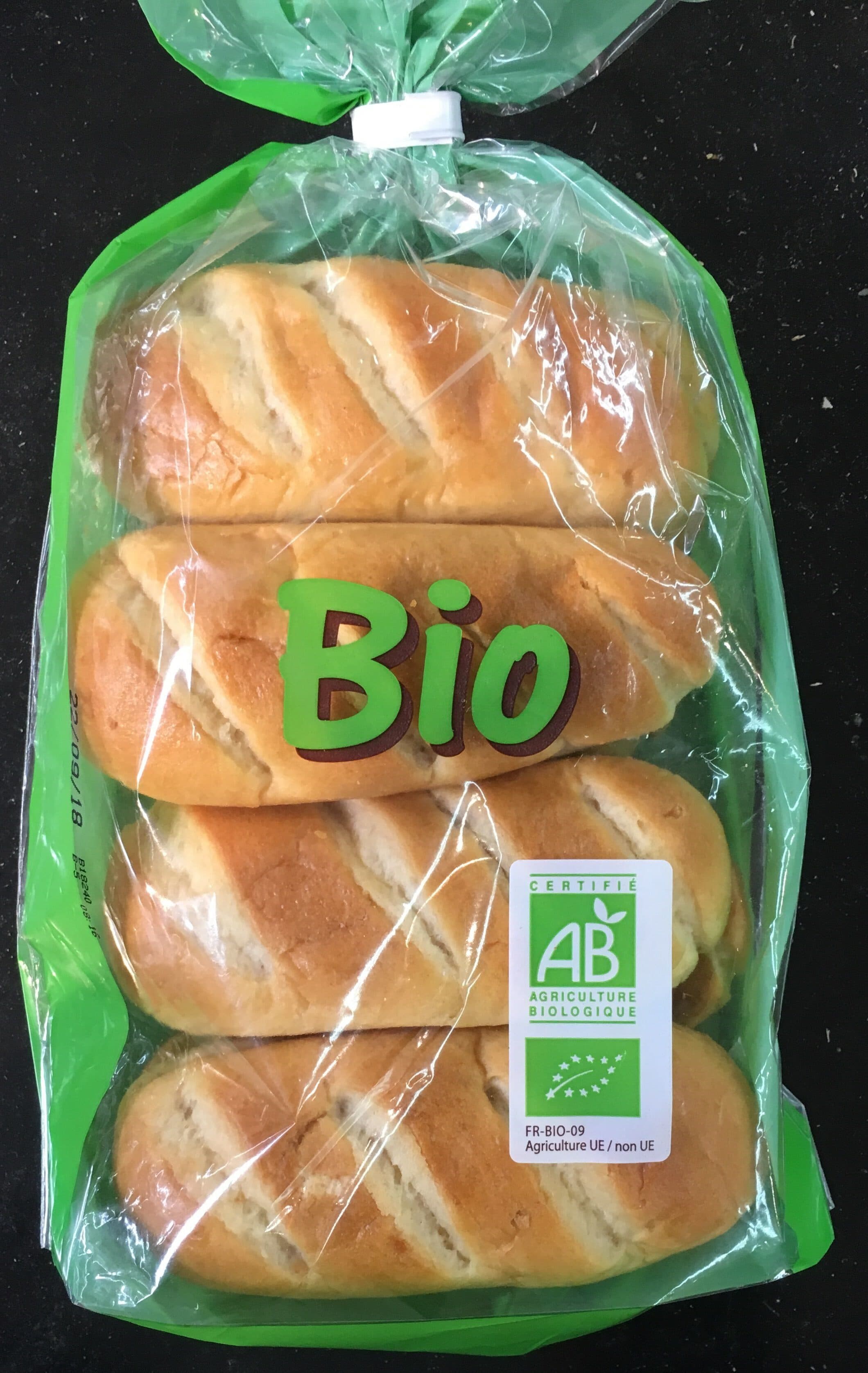 Fonteneau Pains au lait pur beurre Bio packshot