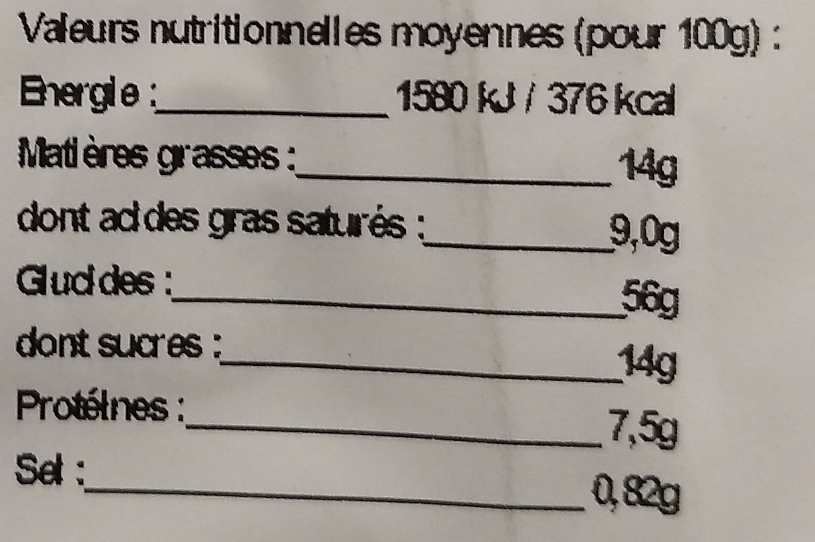 Brioches Fonteneau Couronne Brioche Pur Beurre Pépites de Chocolat packshot