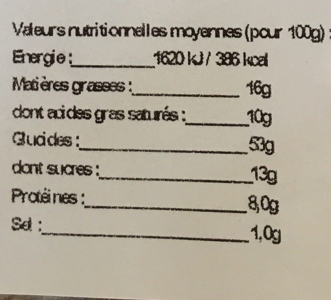 Brioches Fonteneau Brioche Tressee Pepite De Chocolats packshot