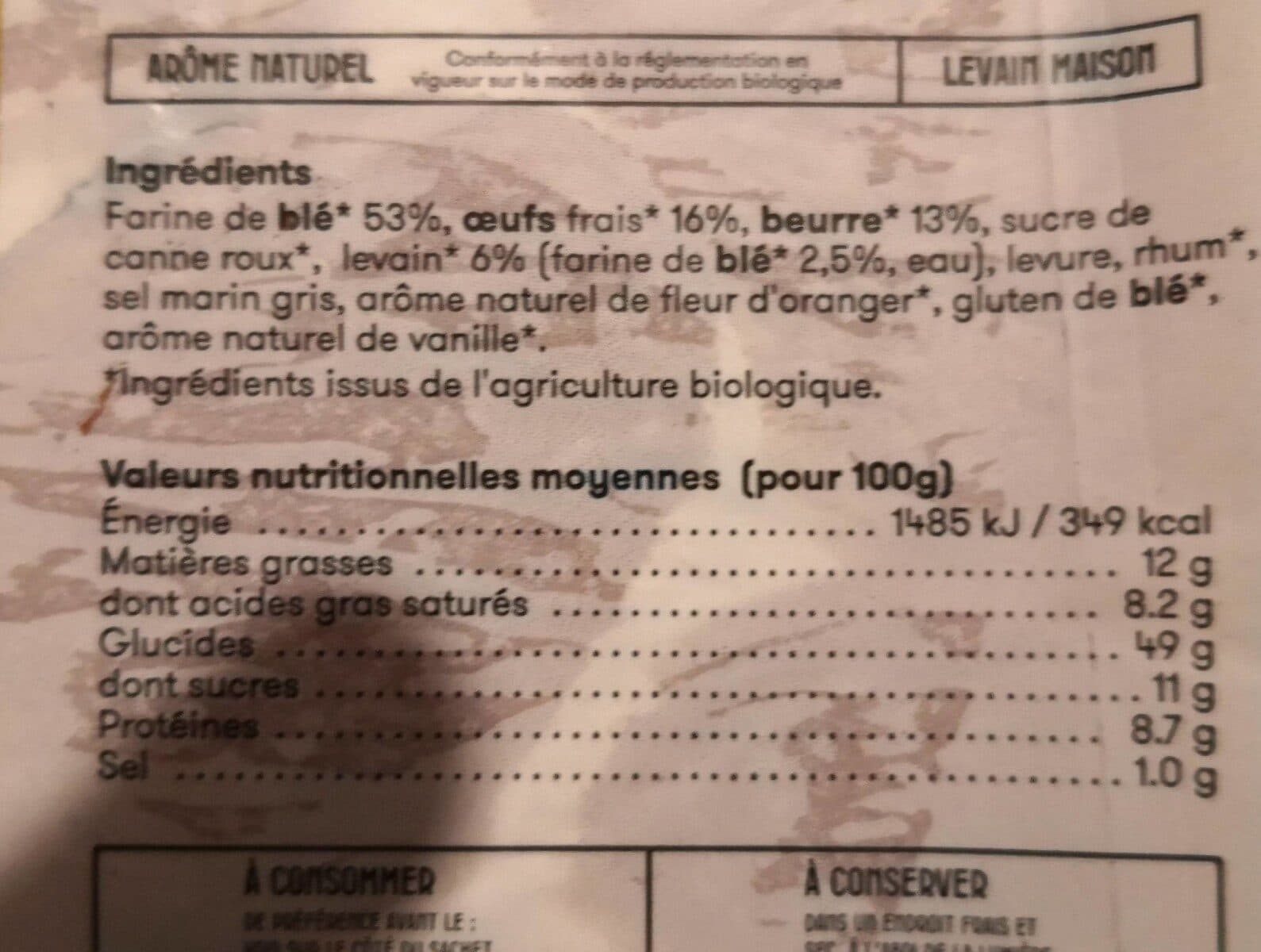 Brioches Fonteneau Brioche Tressée Pur Beurre packshot