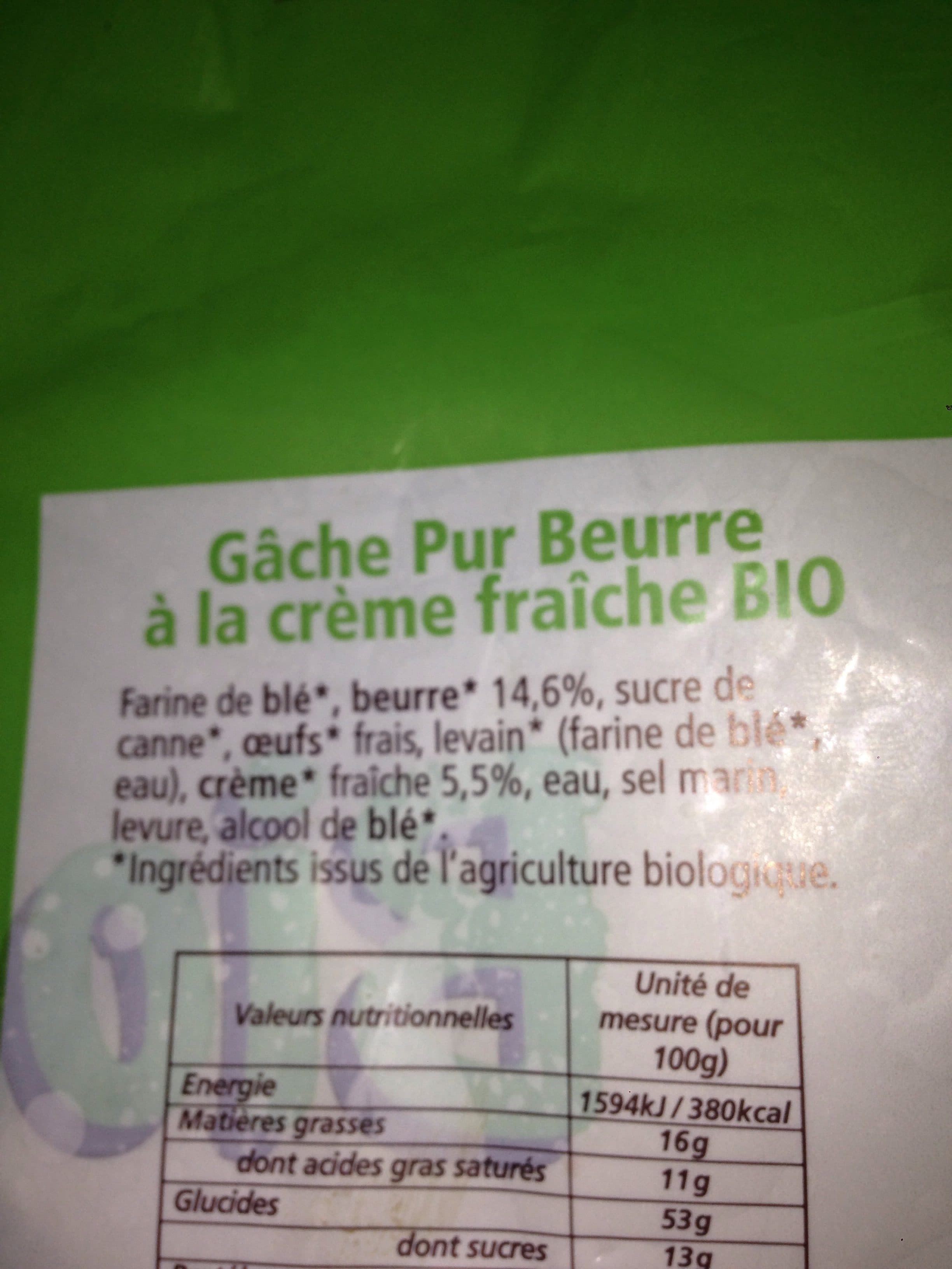 Brioches Fonteneau Gache pur beurre a la creme fraiche bio packshot