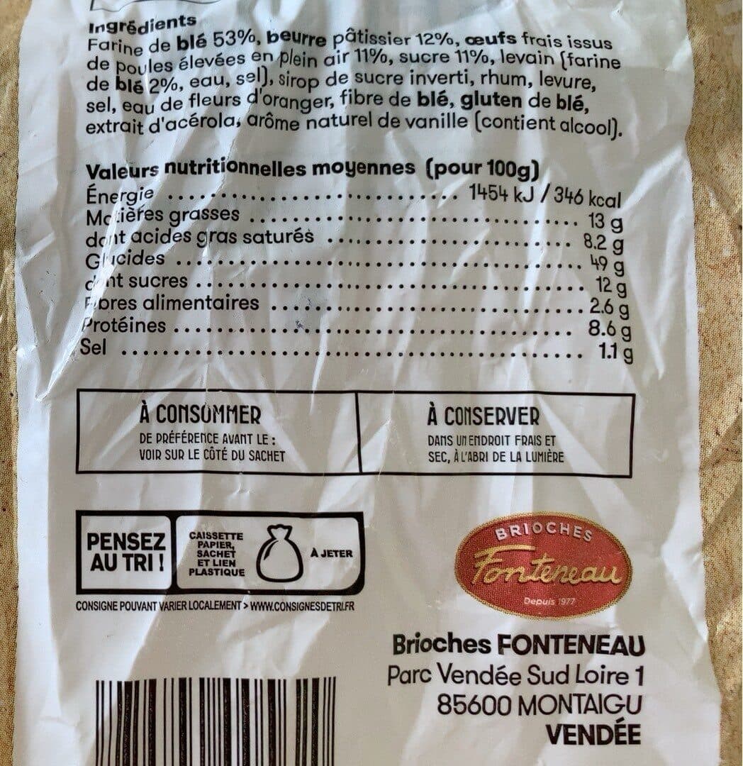 brioches Fonteneau Brioche tranchée packshot