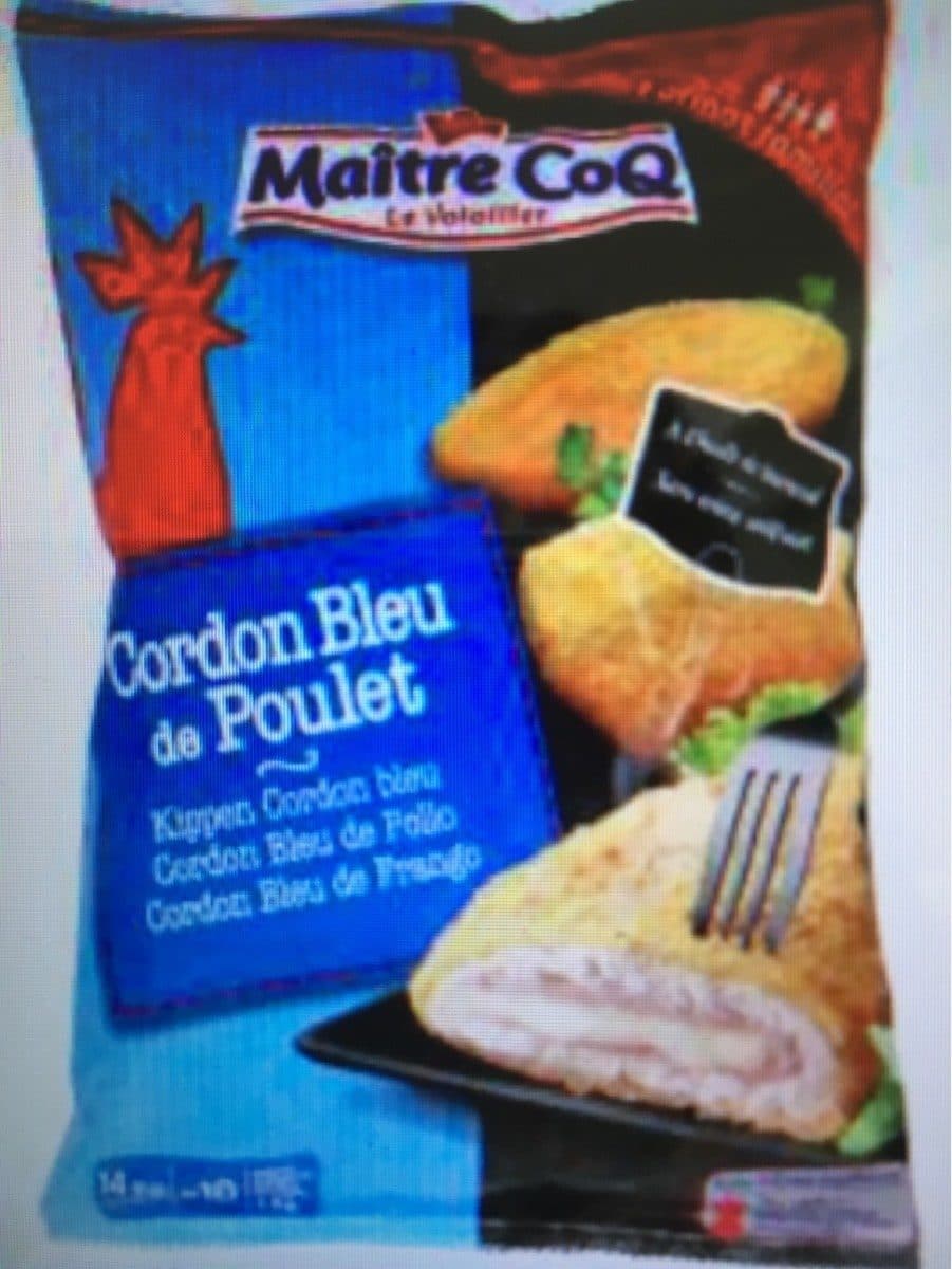 Open Food Facts Cordon bleu de poulet packshot