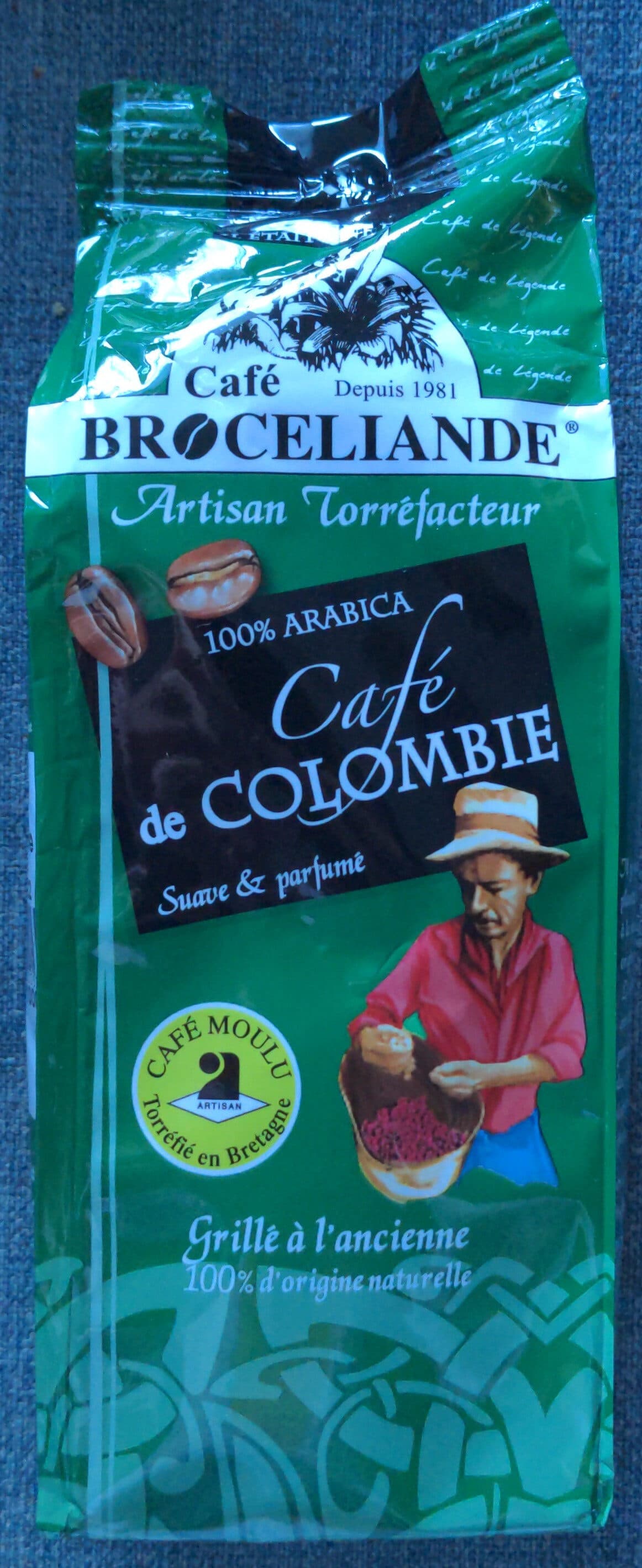Brocéliande Café de Colombie packshot
