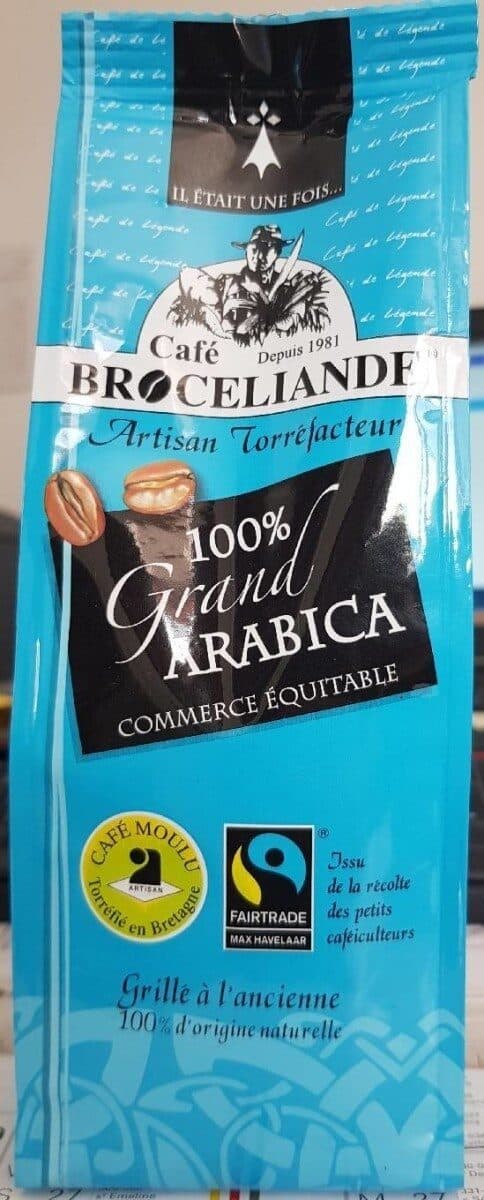Brocéliande Café 100% Grand Arabica packshot