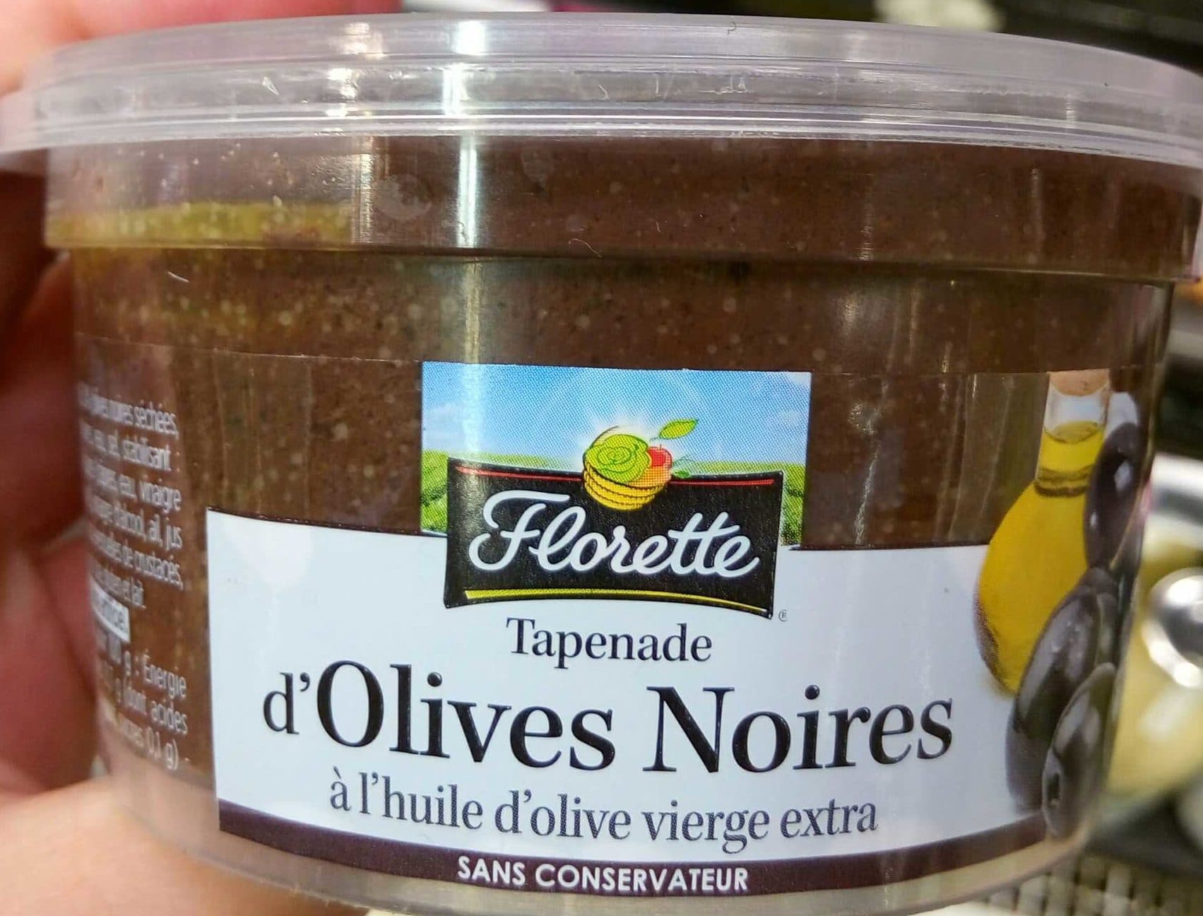 Florette Tapenade d'Olives Noires à l'huile d'olive vierge extra packshot