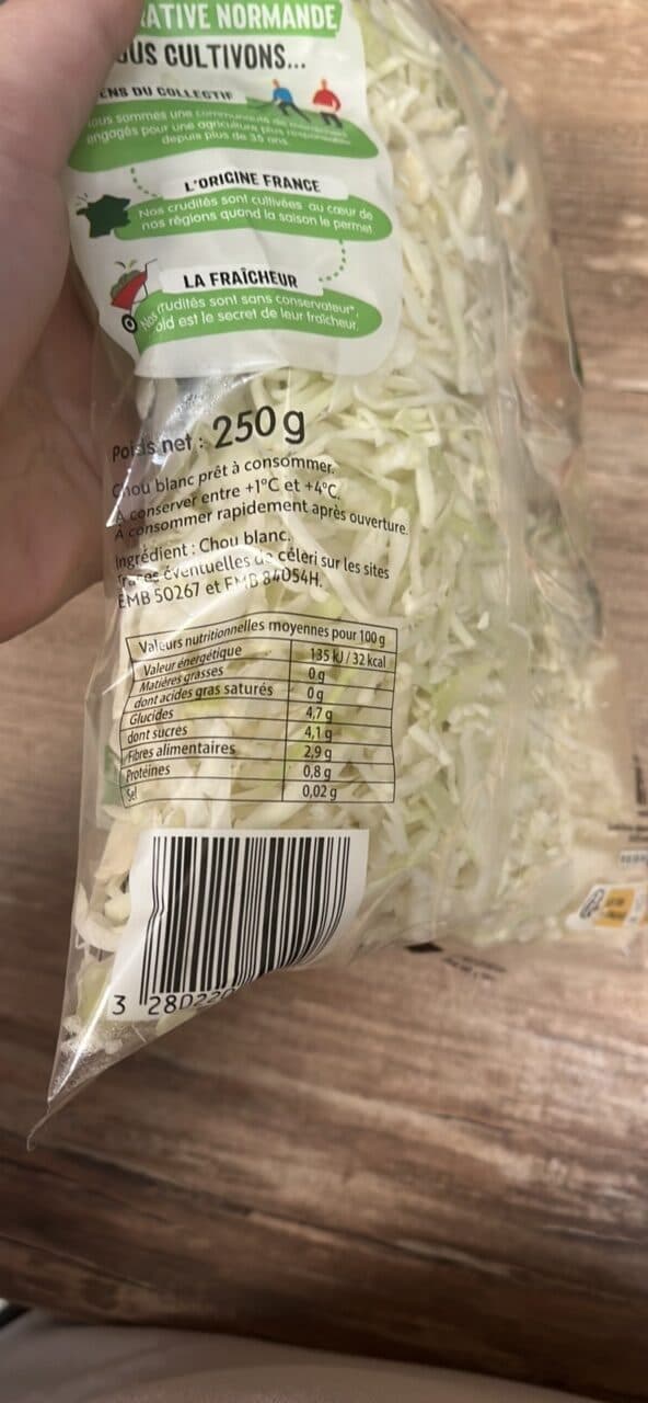 Florette Florette - Chou Blanc 250g packshot