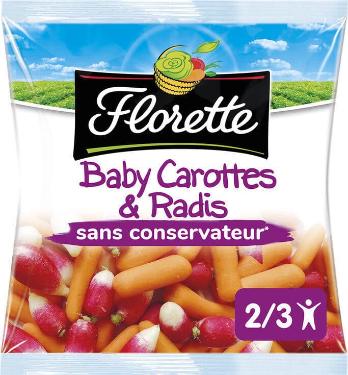 Florette Baby carottes & Radis 200 g packshot