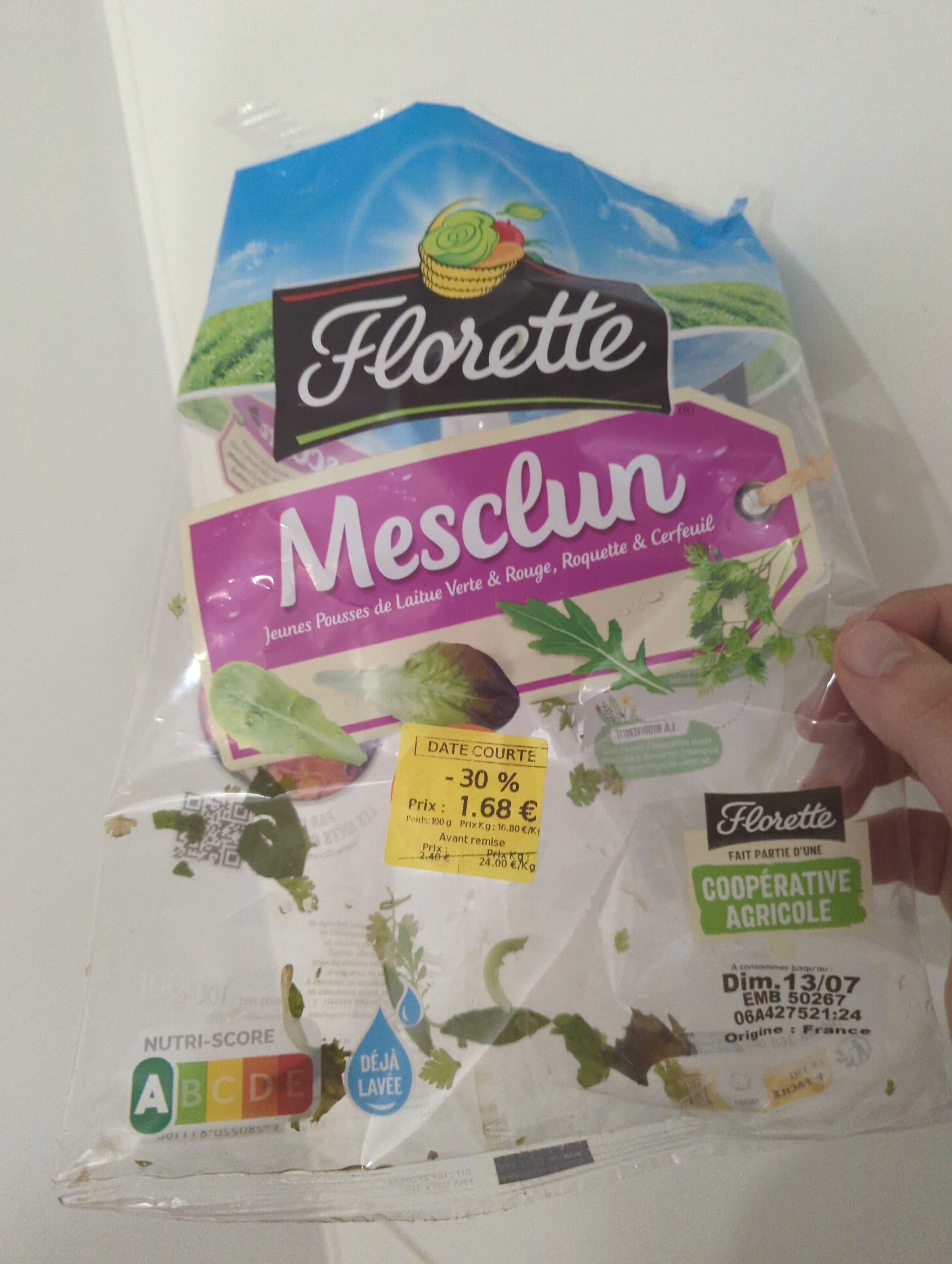 Florette Mesclun 100g Florette packshot