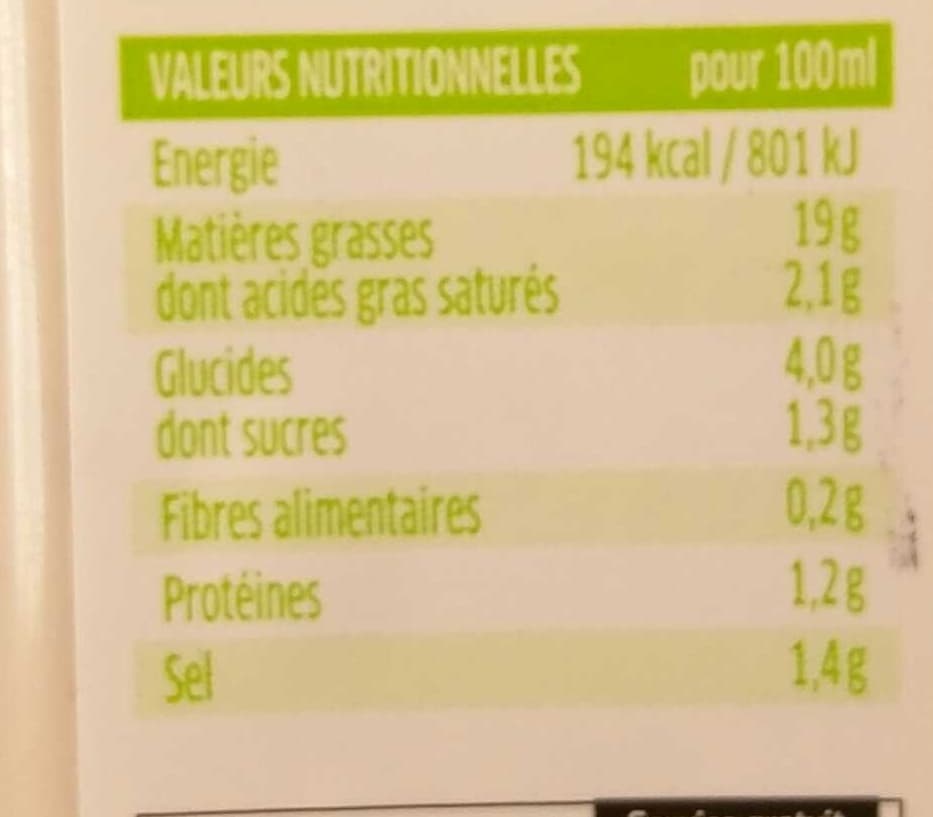 Florette Sauce Aneth & Citron packshot