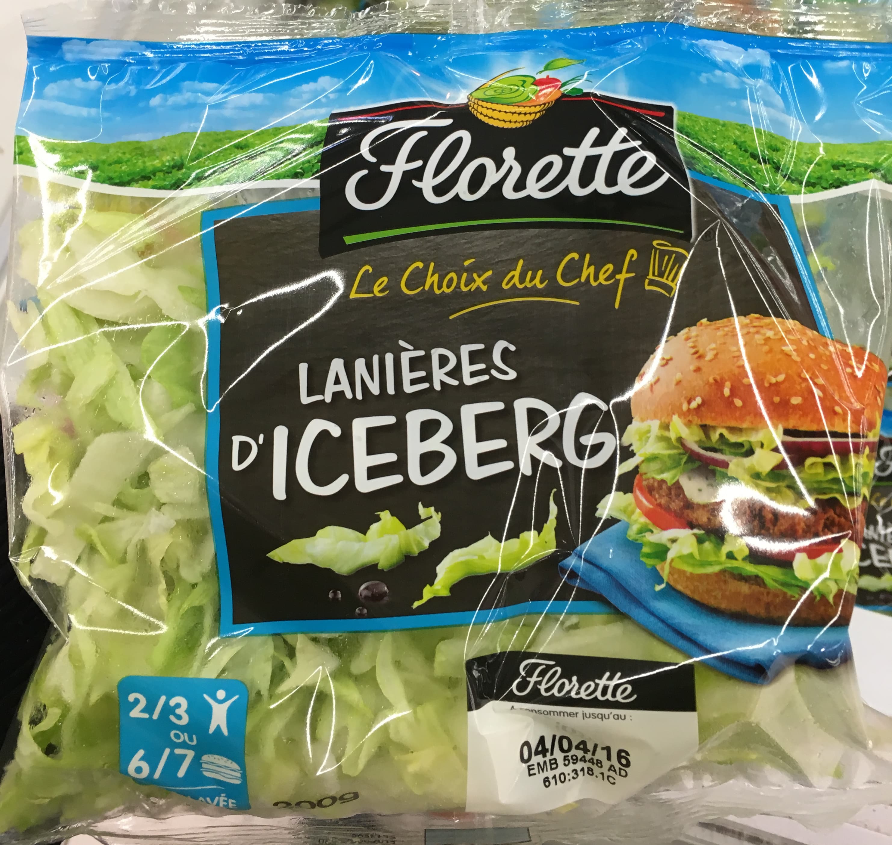 Florette Lanières d'Iceberg packshot