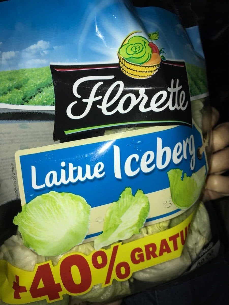 Florette Laitue iceberg packshot