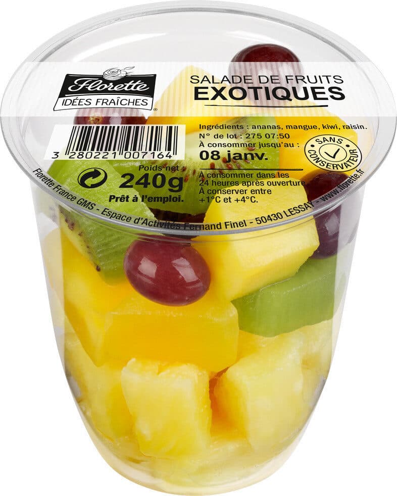 Florette SHAKER exotique 240 G packshot