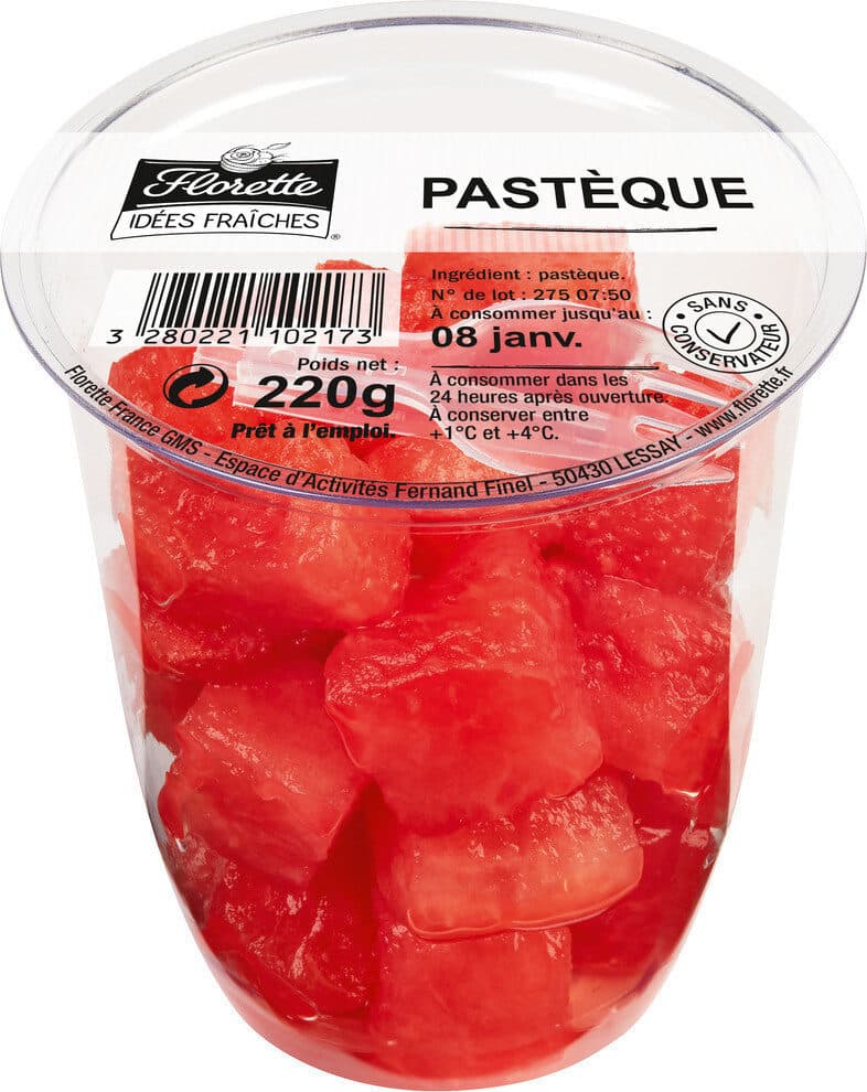 Florette Shaker pastèque 220g packshot