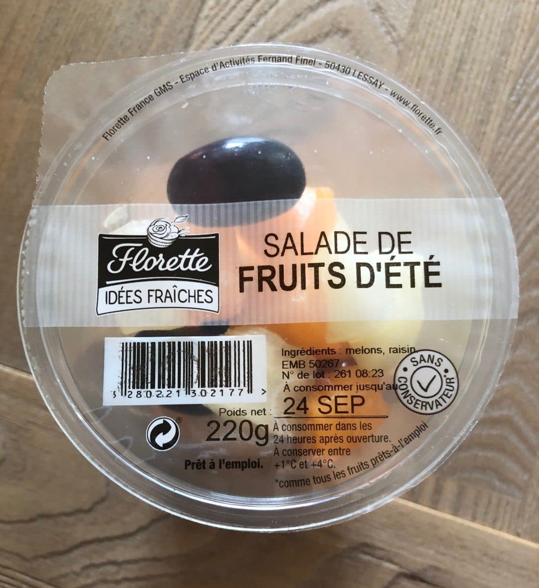 Florette Salade de fruits d'été packshot