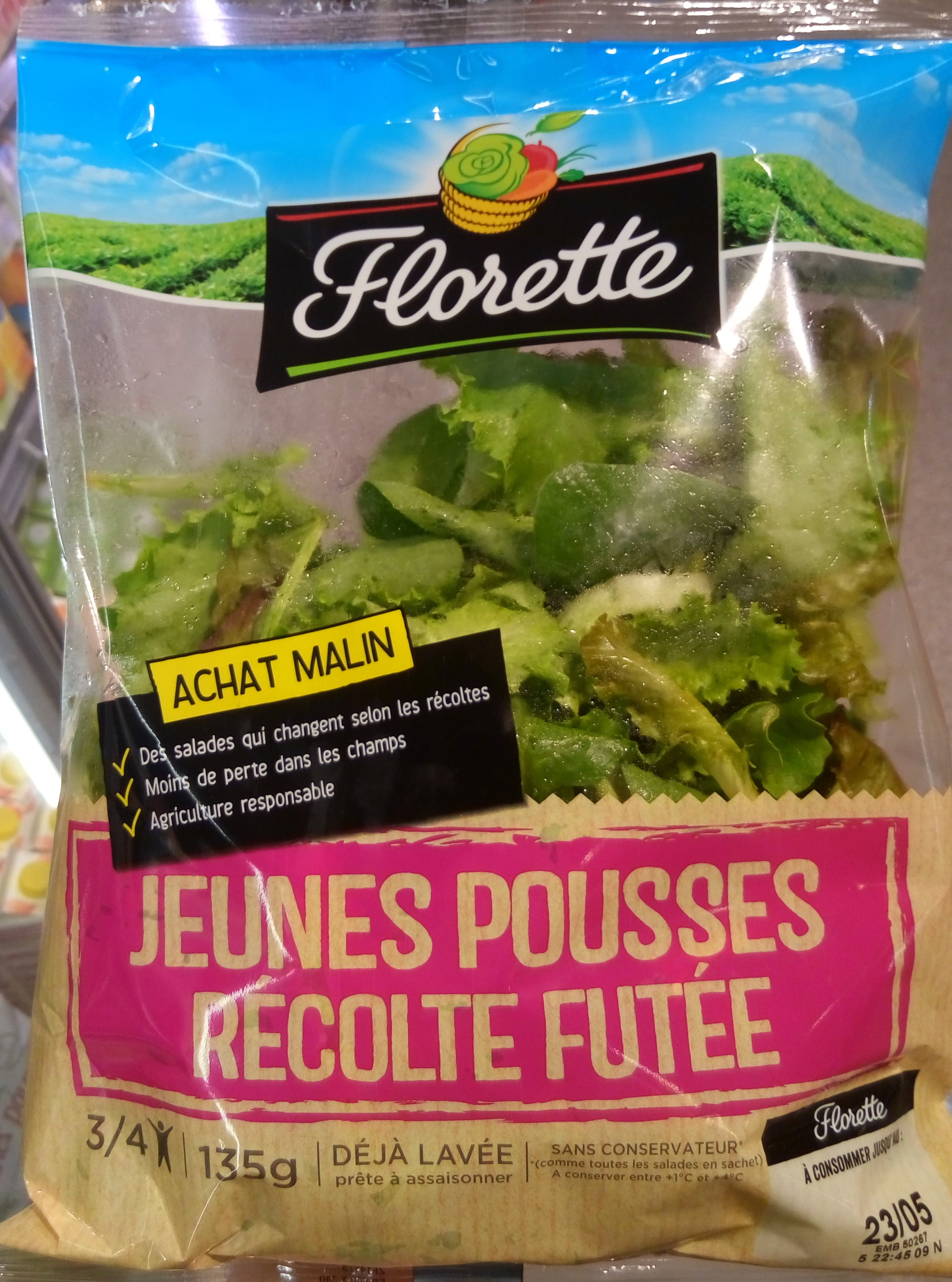 Florette Jeunes pousses récolte futée packshot