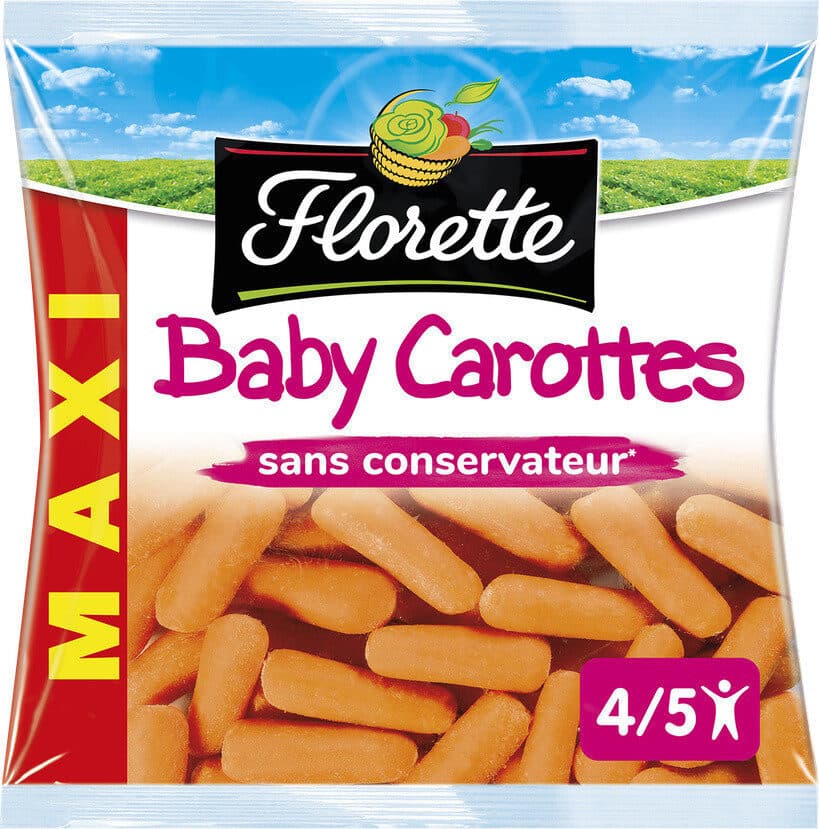 Florette Baby Carrots Format maxi 450g packshot