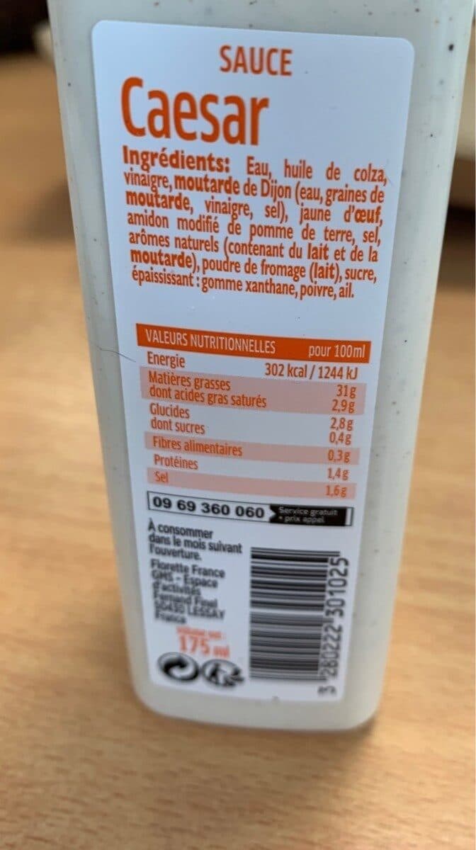 Florette Sauce Caesar 175mL packshot