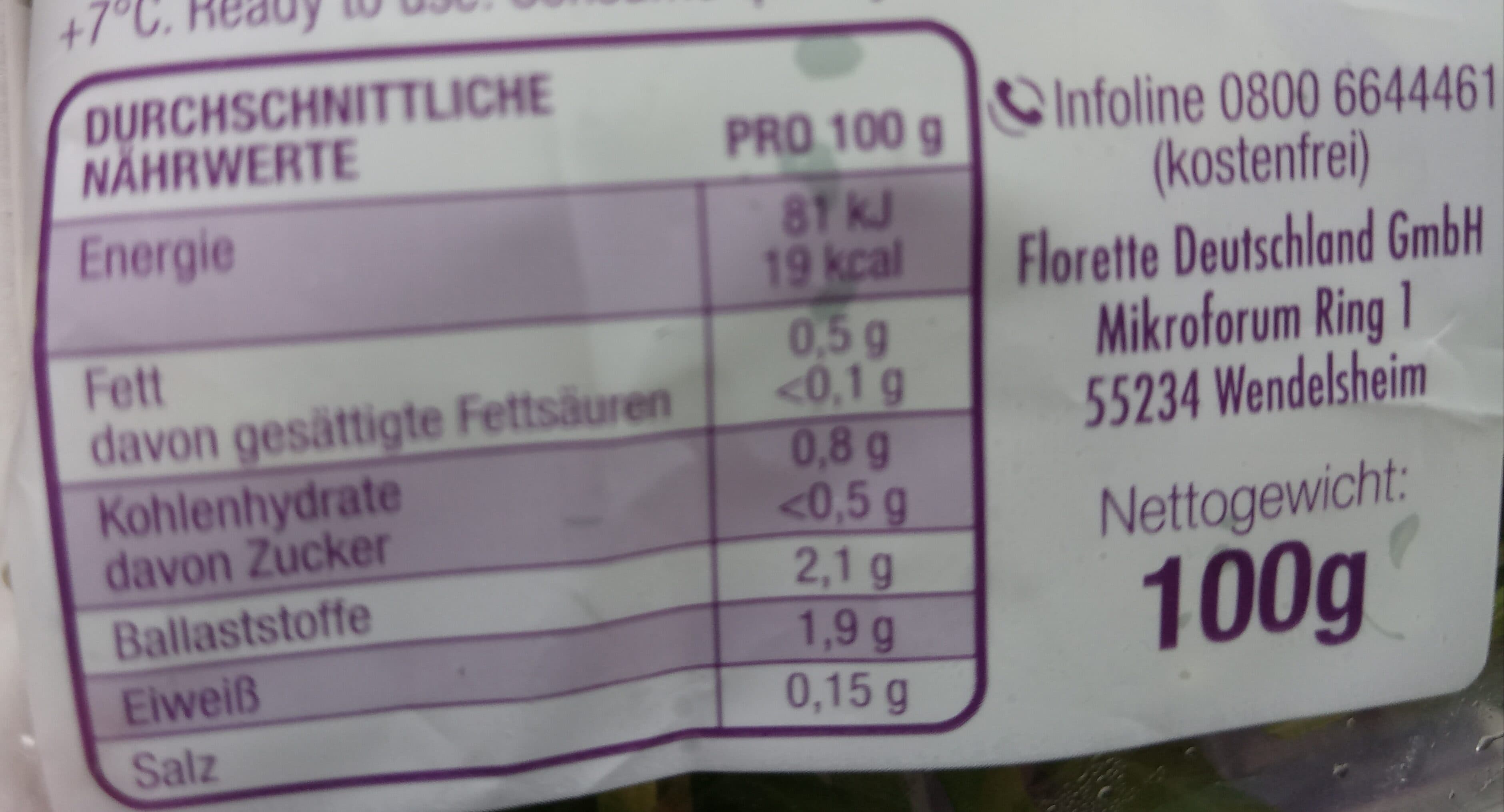 Florette Florette Salat-Gemüse-Mischung packshot