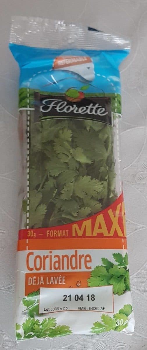 Florette Coriandre déjà lavée packshot