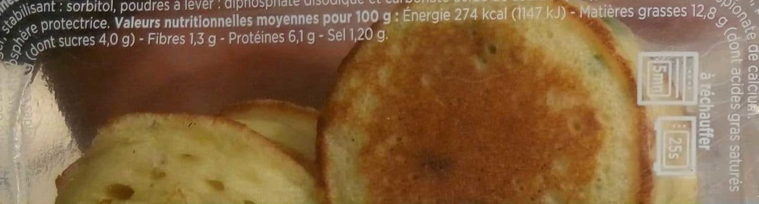 Florette Blinis Extra Moelleux recette aux Fines Herbes packshot