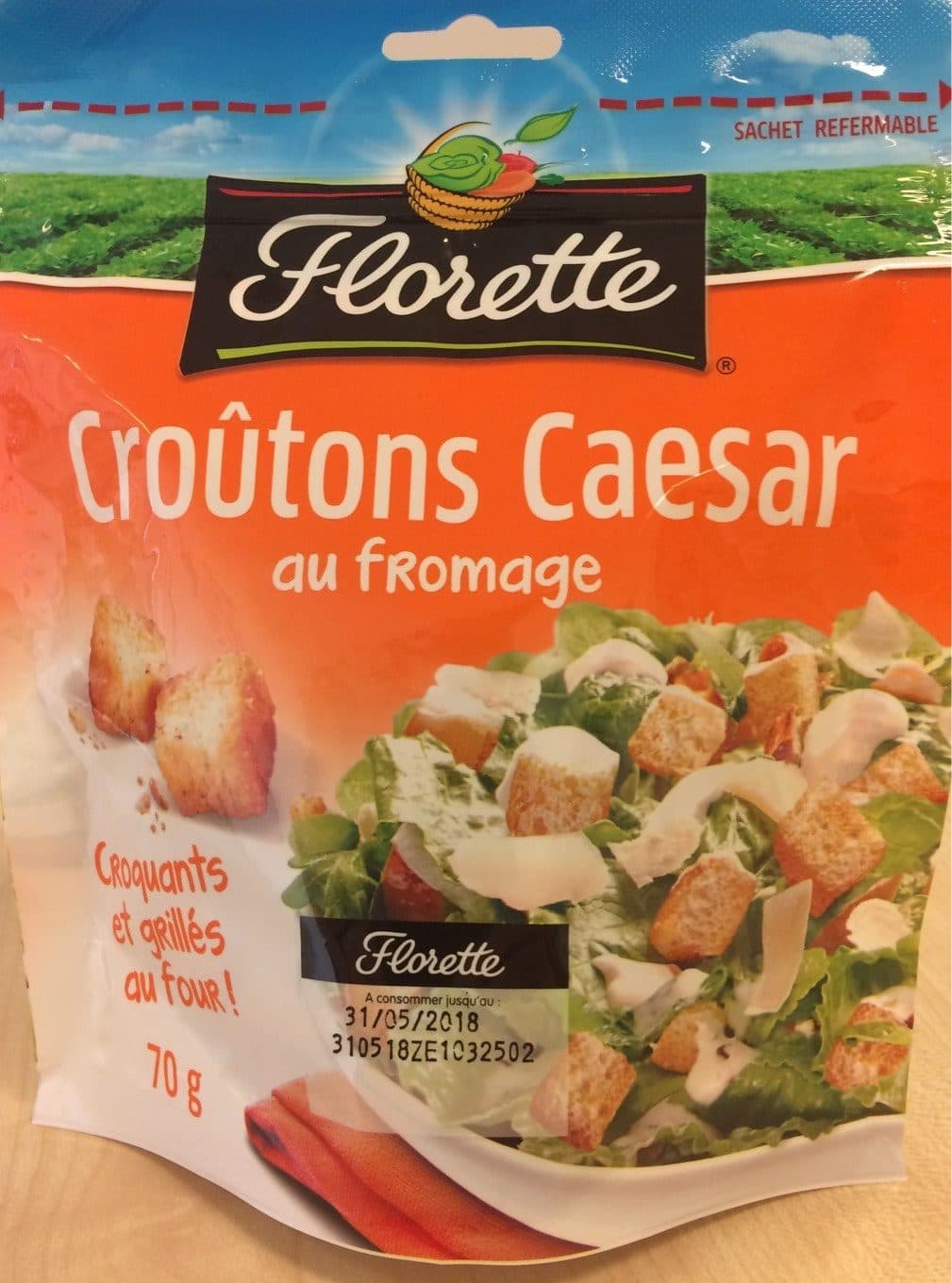 Florette Croûtons Caesar packshot