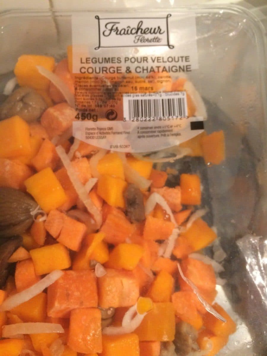 Florette Légumes pour velouté Courge et châtaigne packshot