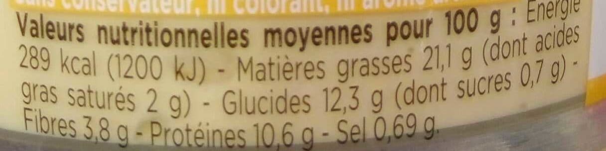 Florette Houmous aux graines de sésame packshot