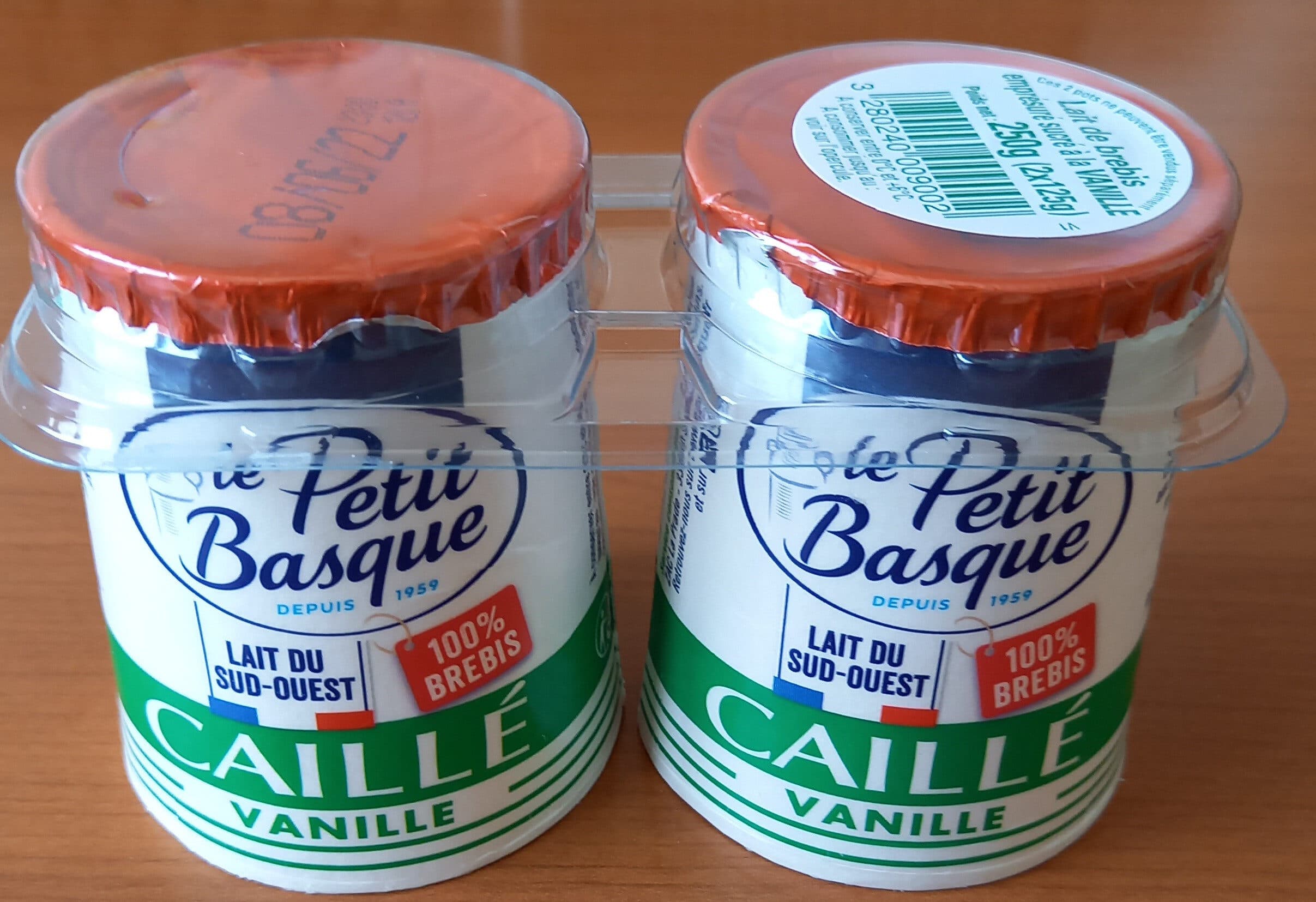 Le Petit Basque Caillé vanille 100% Brebis packshot
