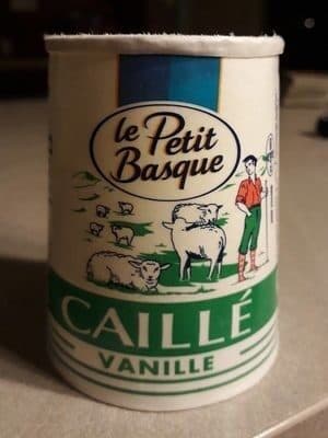 Le Petit Basque CAILLÉ VANILLE packshot