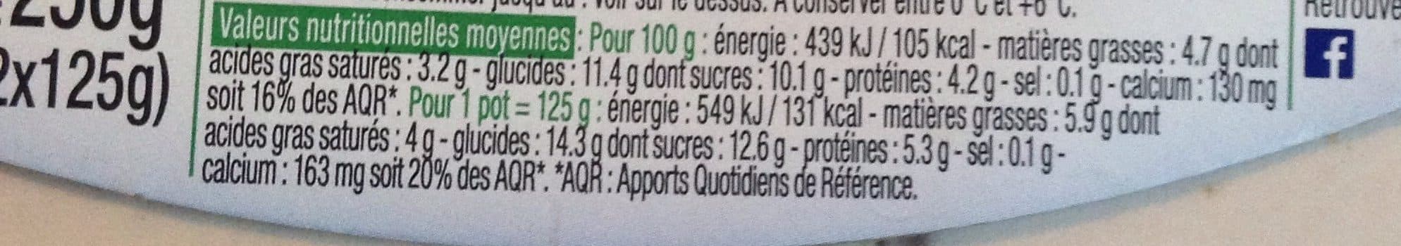 Le Petit Basque Yaourt de chevre sur lit de fruits rouge packshot