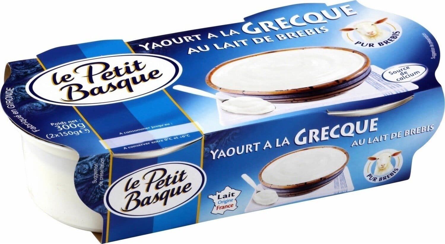 Le Petit Basque Yaourt à la grecque packshot