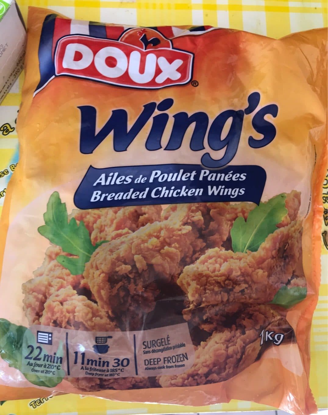 Doux Wing’s de poulet panées packshot