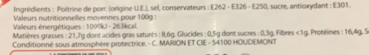 Marion Lardons fumé packshot