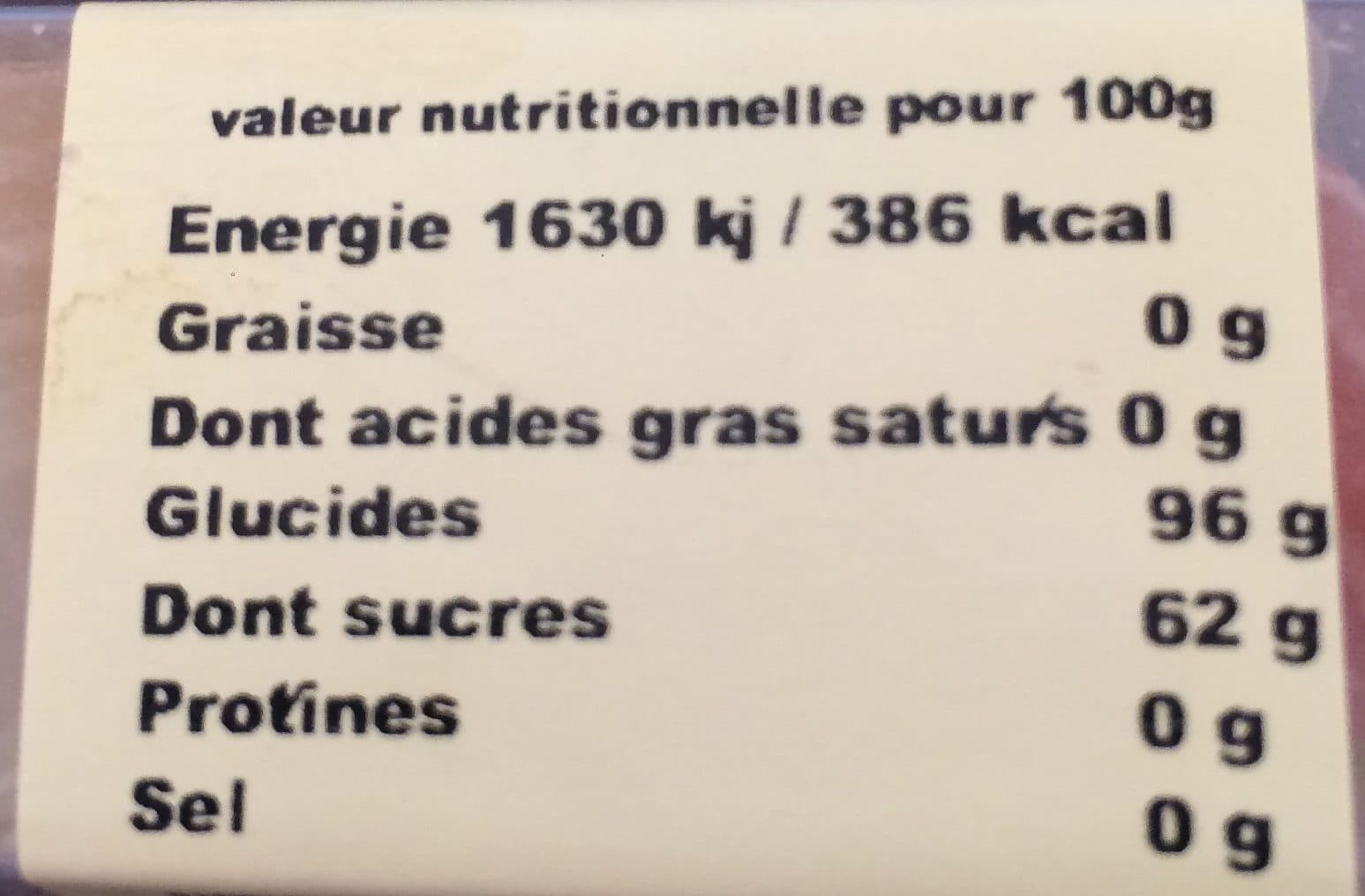 Open Food Facts Berlingots de Carpentras saveurs Provence fabrication artisanale packshot