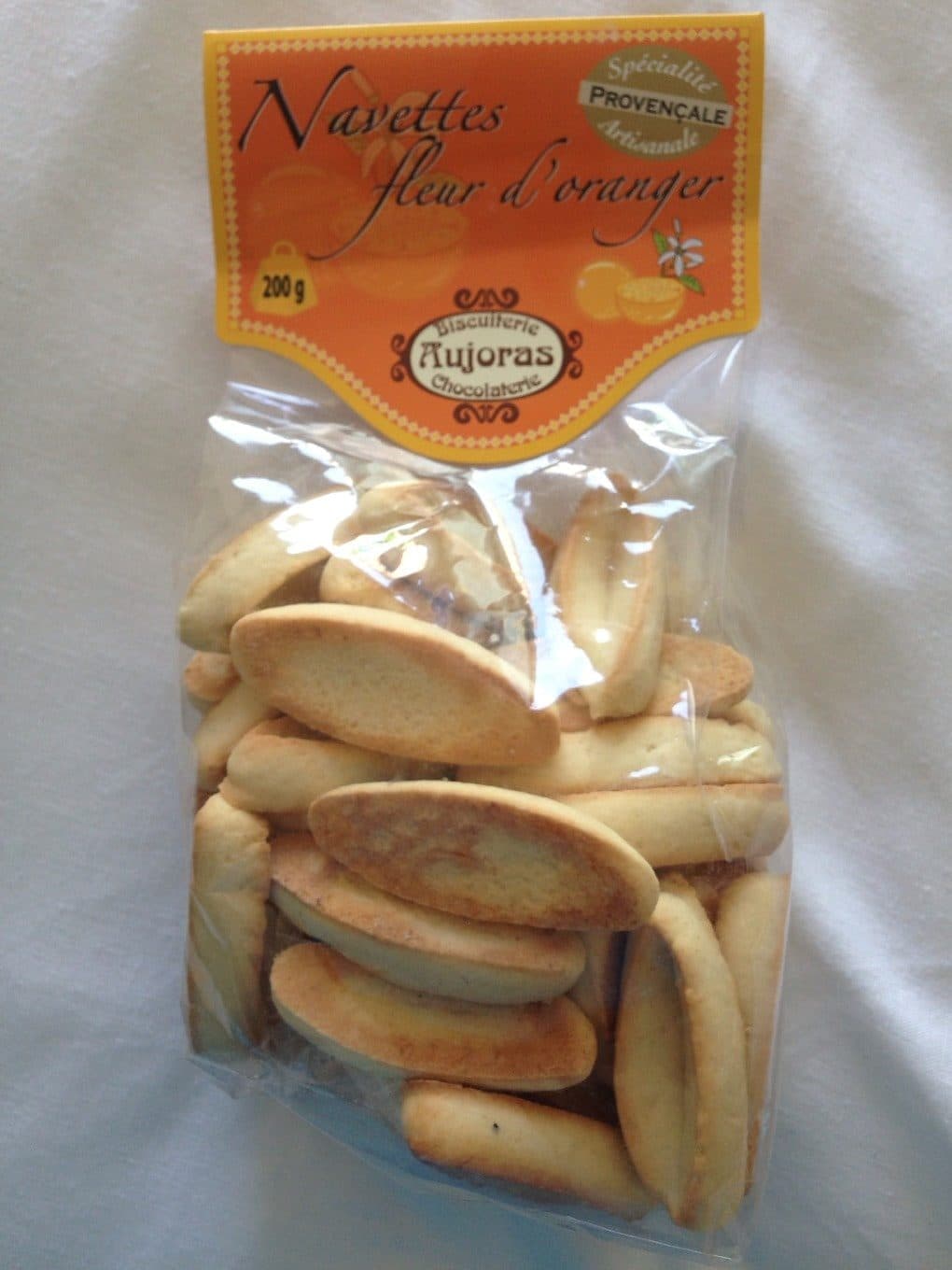 Biscuiterie Aujoras Navettes fleur d'oranger packshot
