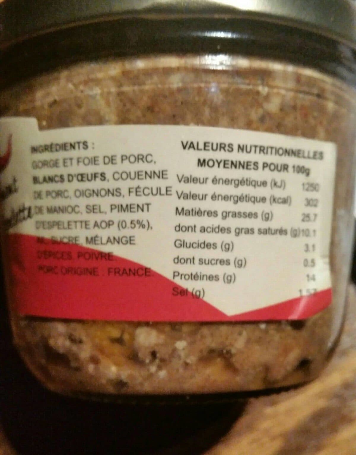 Le Ventoux Pâté de campagne le Ventoux packshot