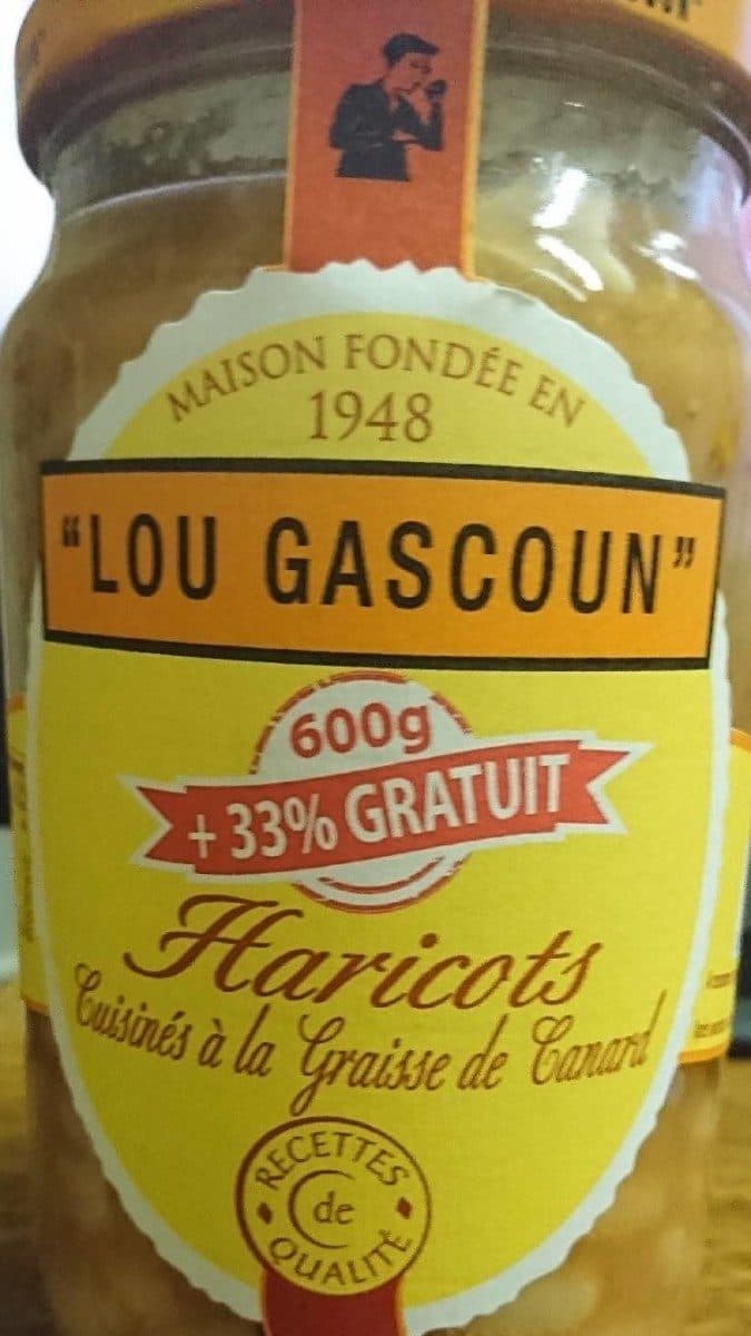Lou gascoun haricots cuisinés à la graisse de canard packshot