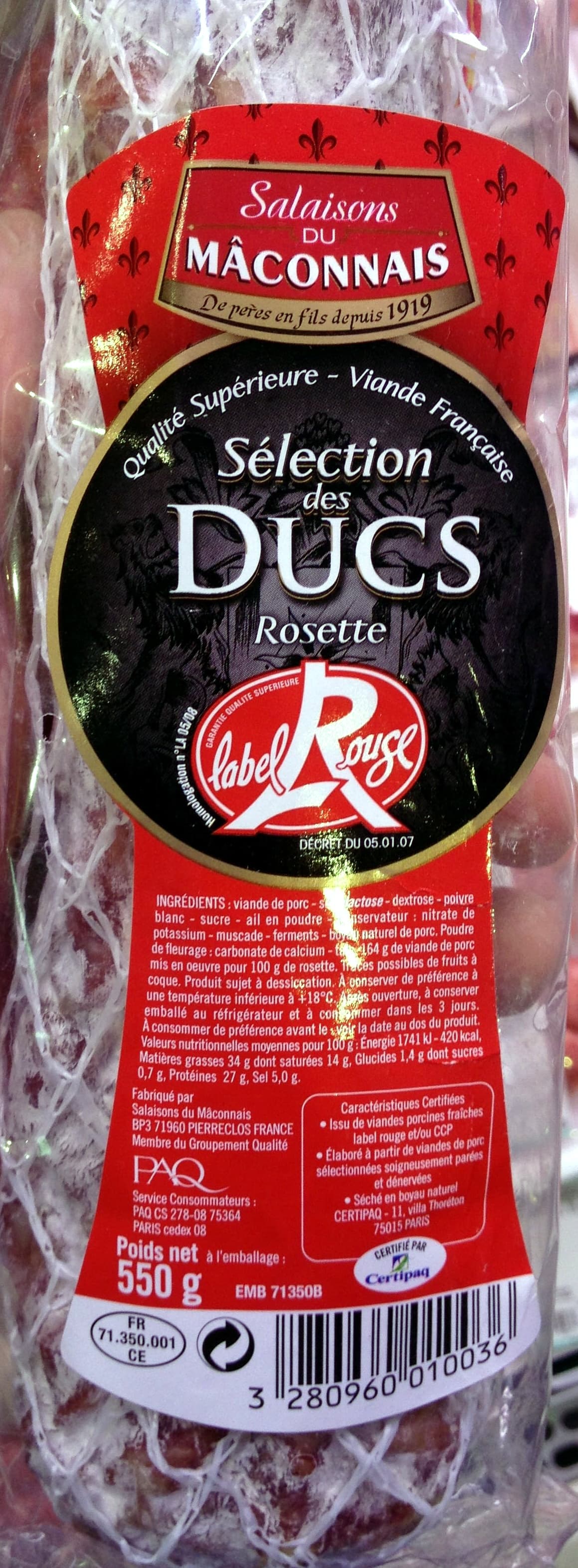 Sélection des Ducs Rosette packshot