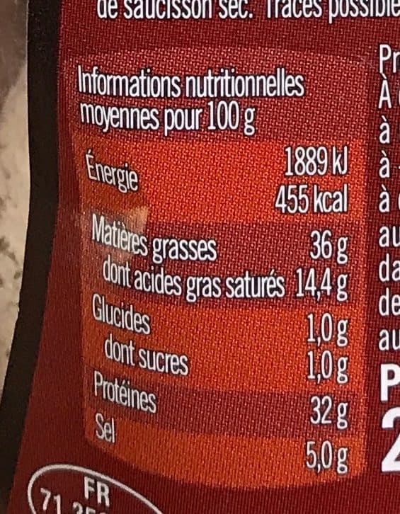 Salaisons du Mâconnais Saucisson Sec Comté packshot