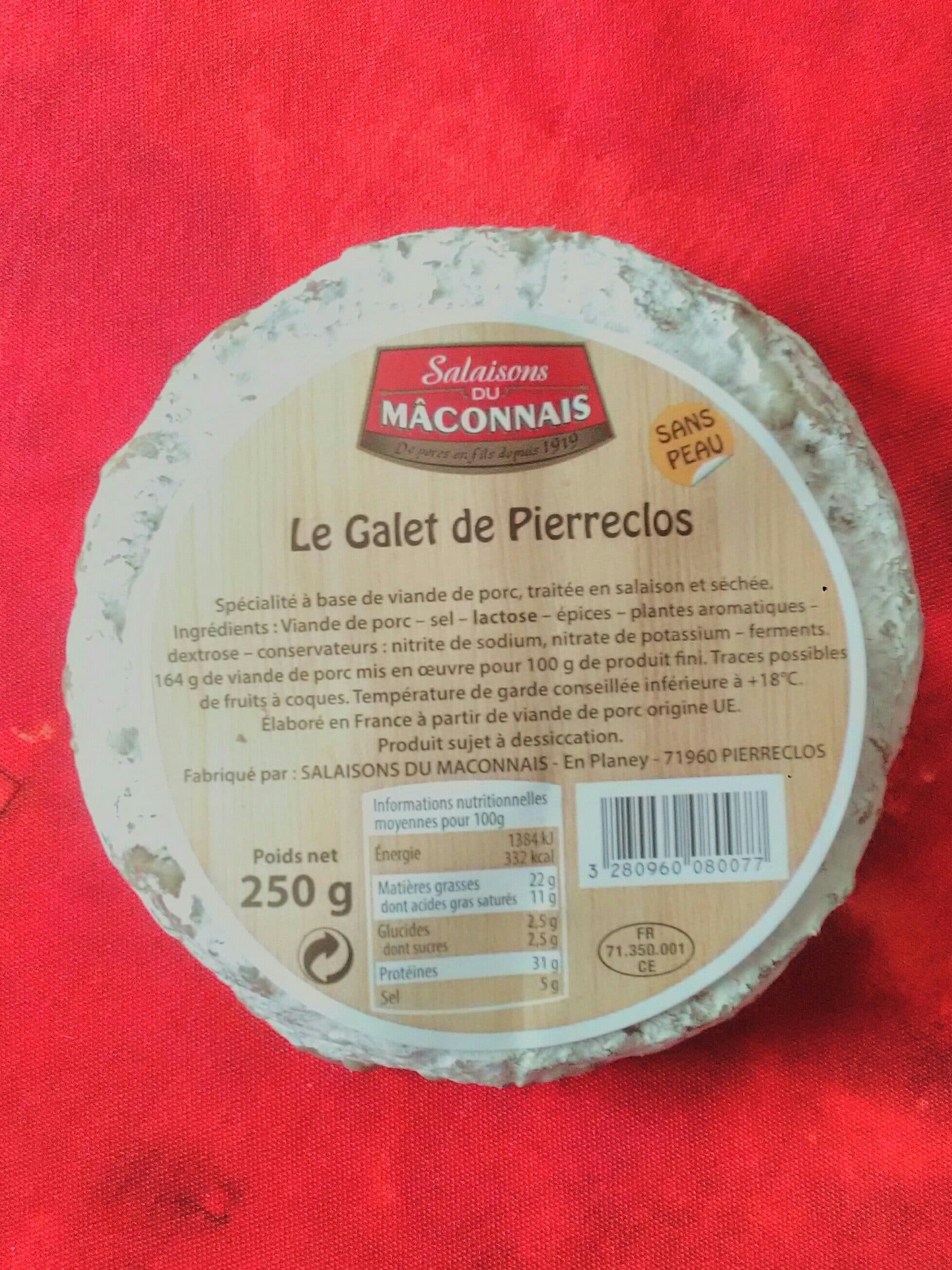 Salaisons Du Mâconnais Le Galet de Pierreclos packshot
