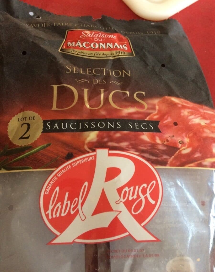 Salaisons du Mâconnais Saucissons secs x2 packshot
