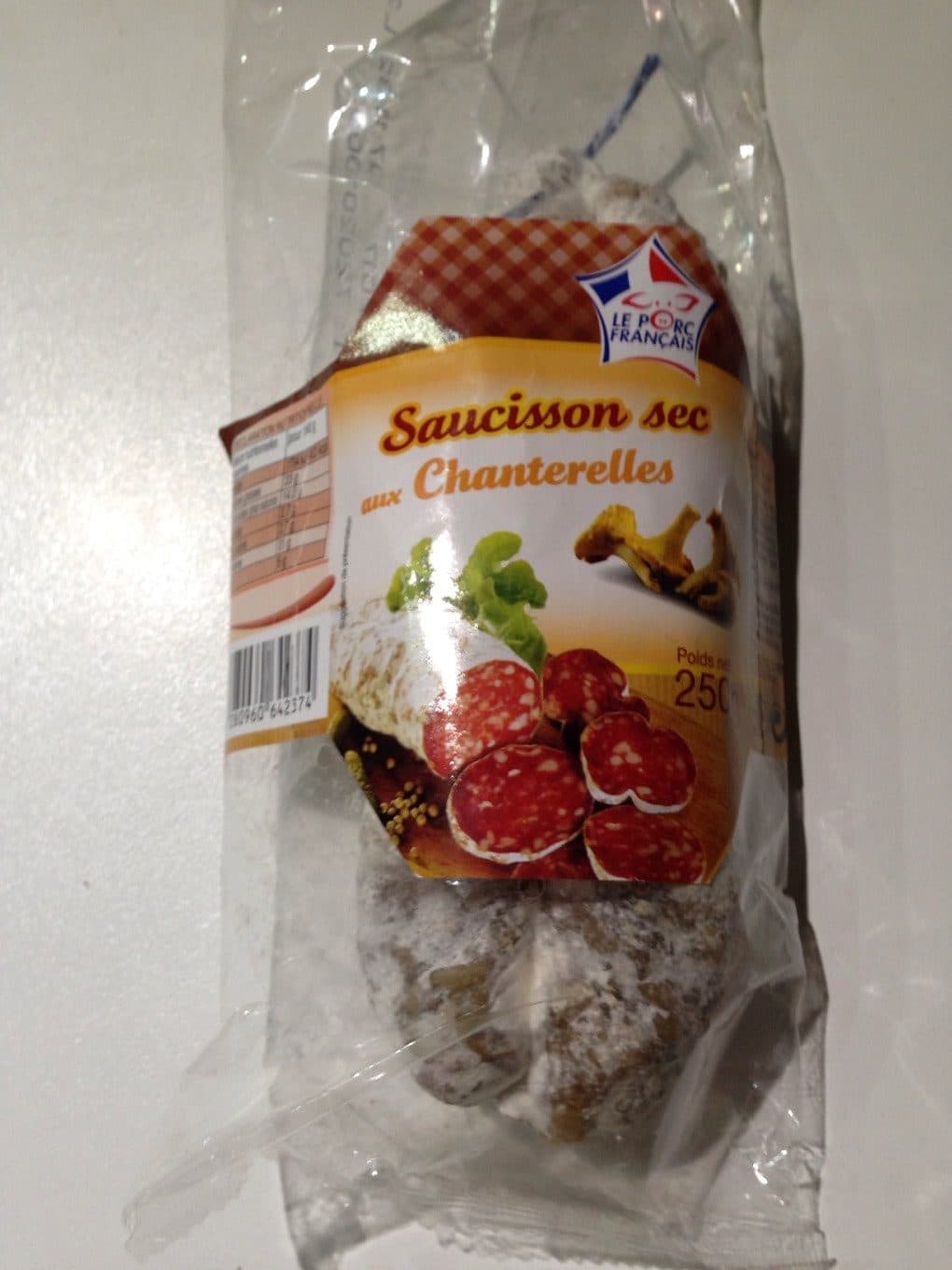 Salaisons du Maconnais Saucisson sec aux chanterelles packshot