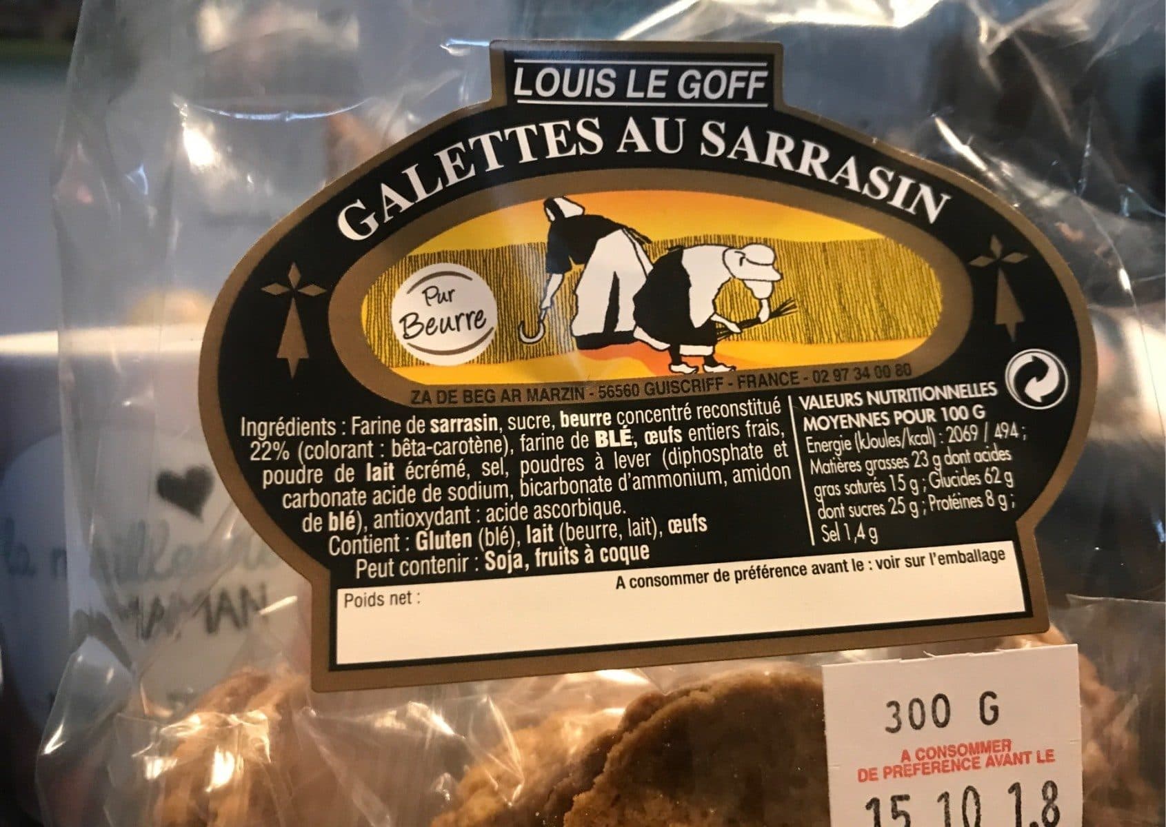 Louis Le Goff Galettes au sarrasin packshot