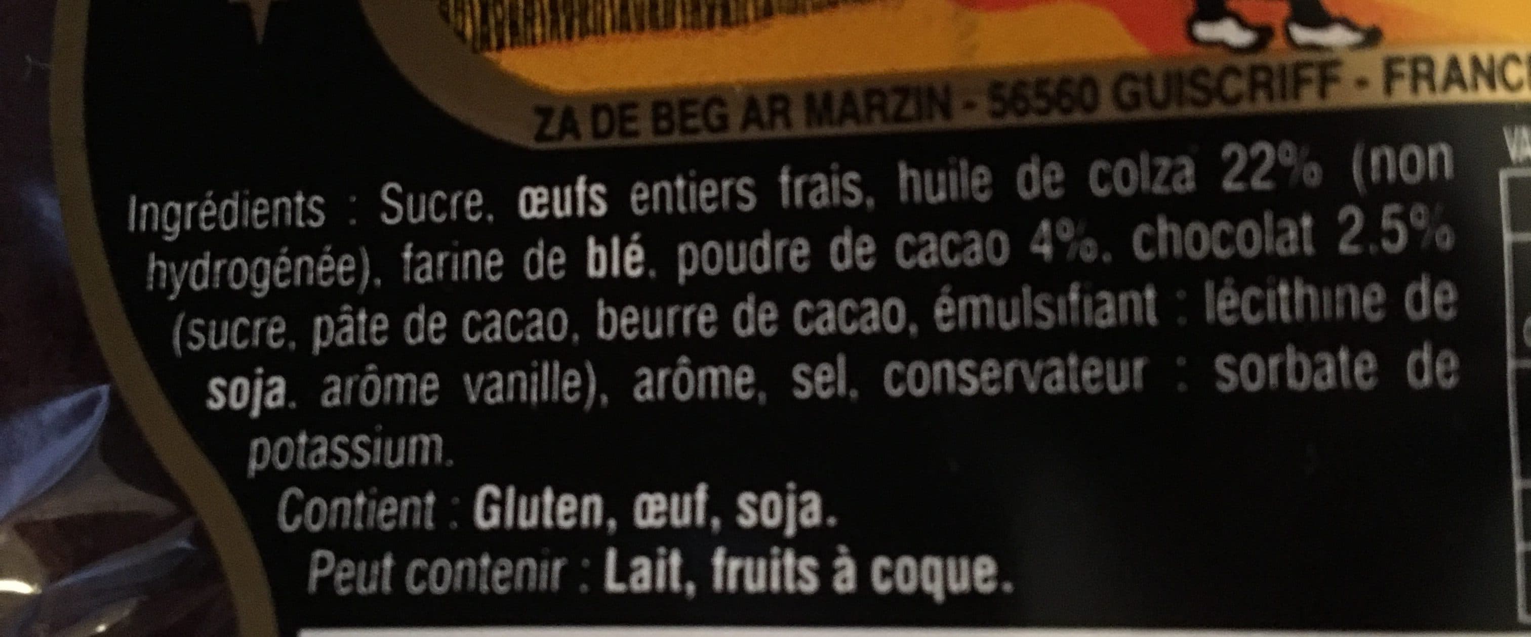 Louis Le Goff Carrés Chocolat packshot