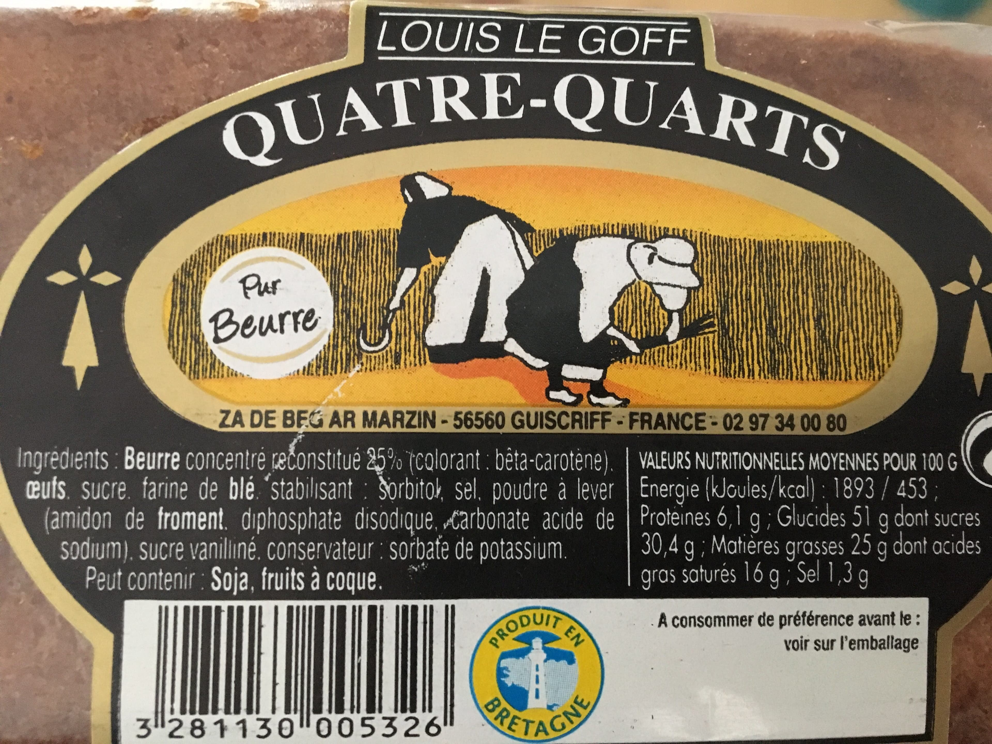 Louis Le Goff Quatre-Quarts packshot